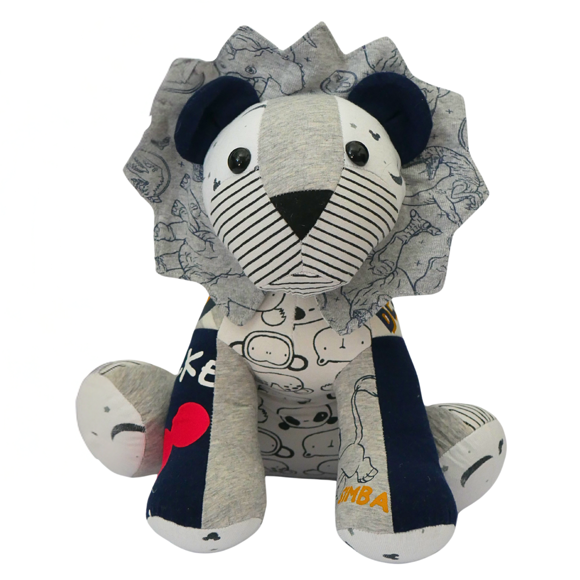 Lion en peluche souvenir