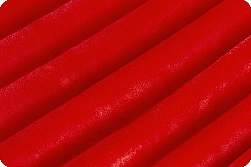 Minky uni Cerise