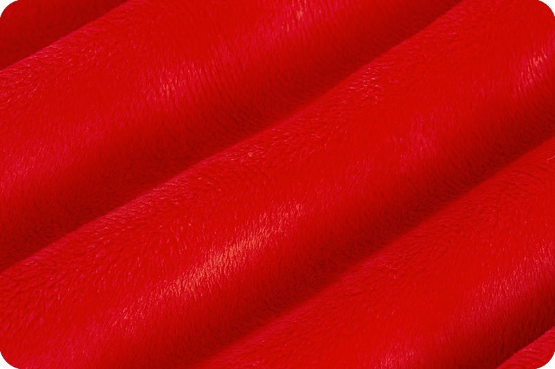 Minky uni Cerise