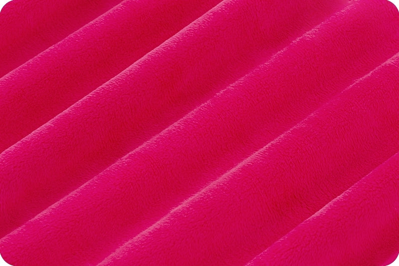 Minky uni Fuchsia
