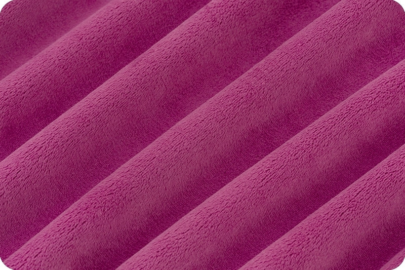 Minky uni Framboise
