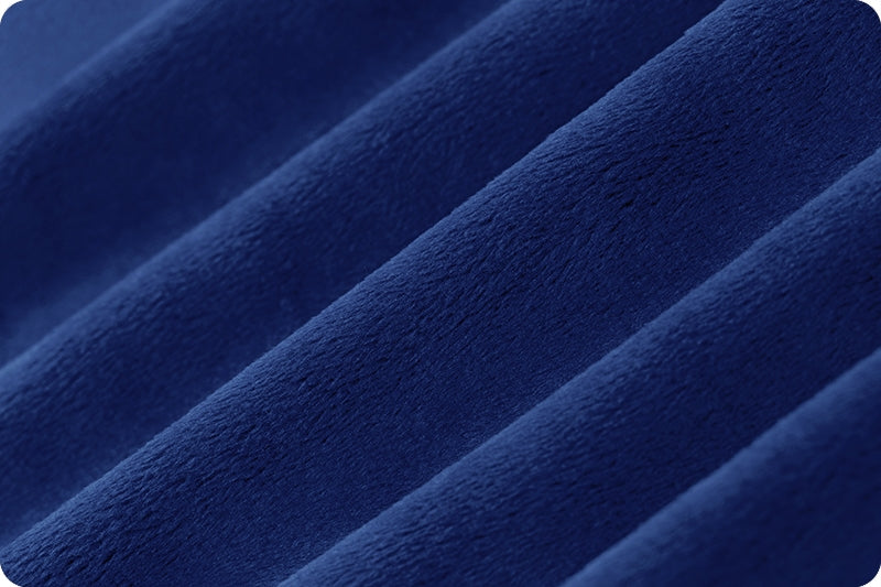 Minky uni Bleu royal