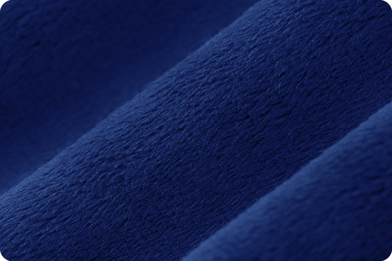 Minky uni Bleu royal