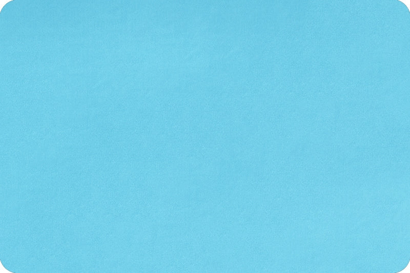 Minky uni Turquoise