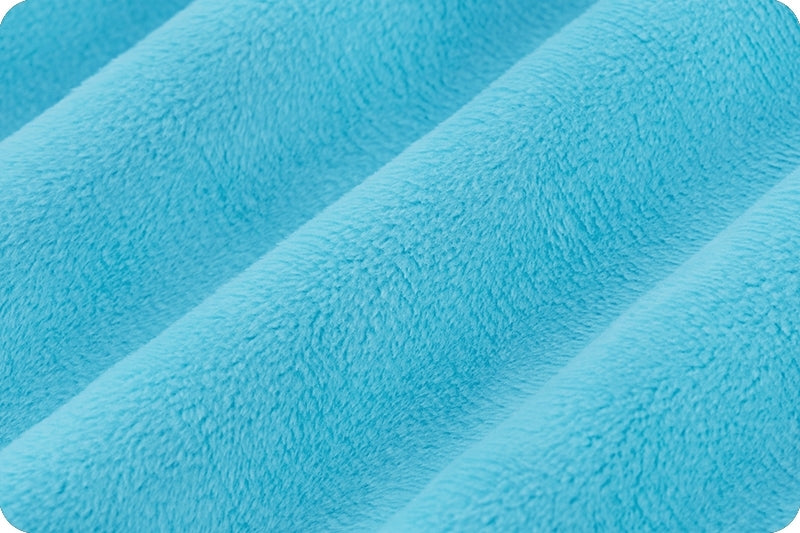 Minky uni Turquoise