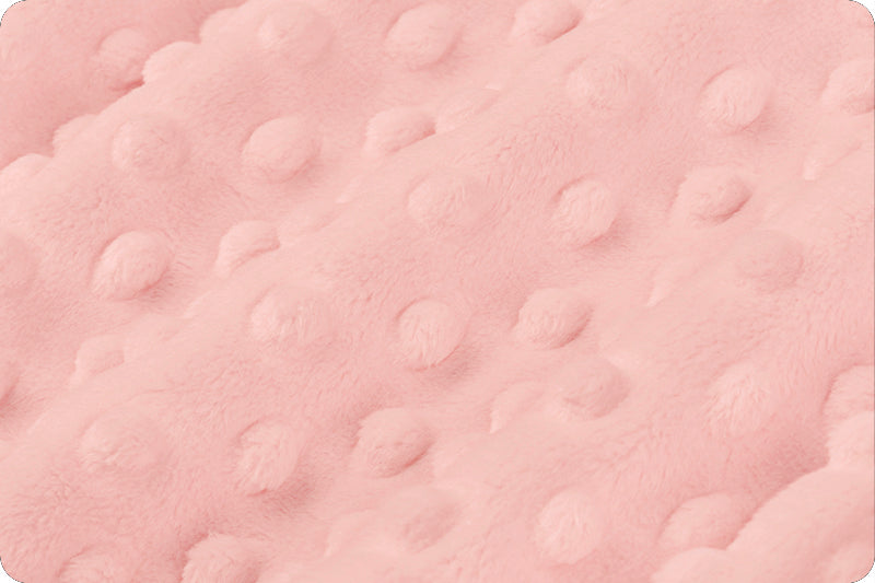 Minky à pois Rose Bébé