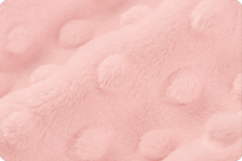 Minky à pois Rose Bébé