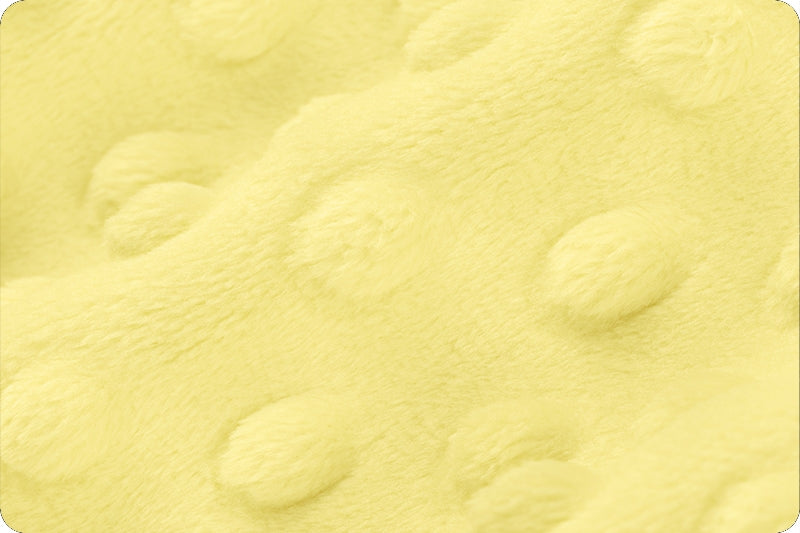 Minky à pois Banane