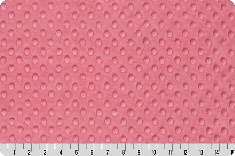 Minky à pois Rose Paris