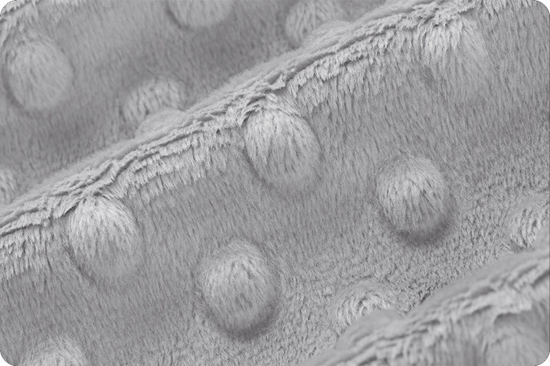 Minky à pois Métal