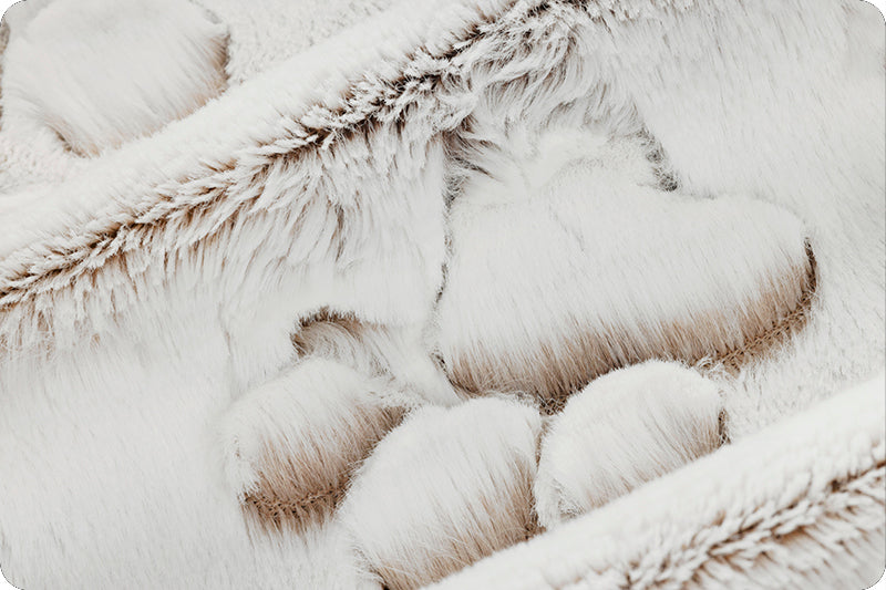 Luxe Cuddle® Pattes de chien coca mocha