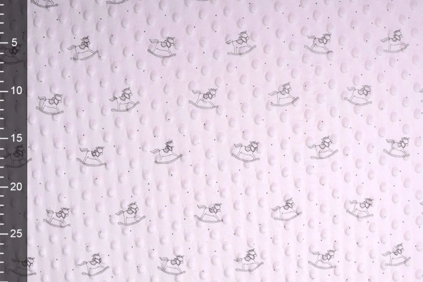 Minky Cheval à bascule Rose