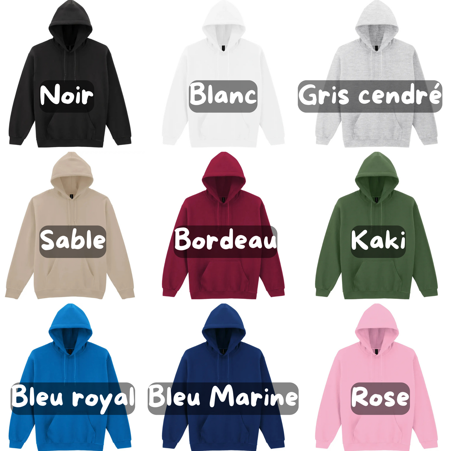 Pull à capuche souvenir Patchwork complet