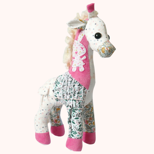 Girafe en peluche souvenir