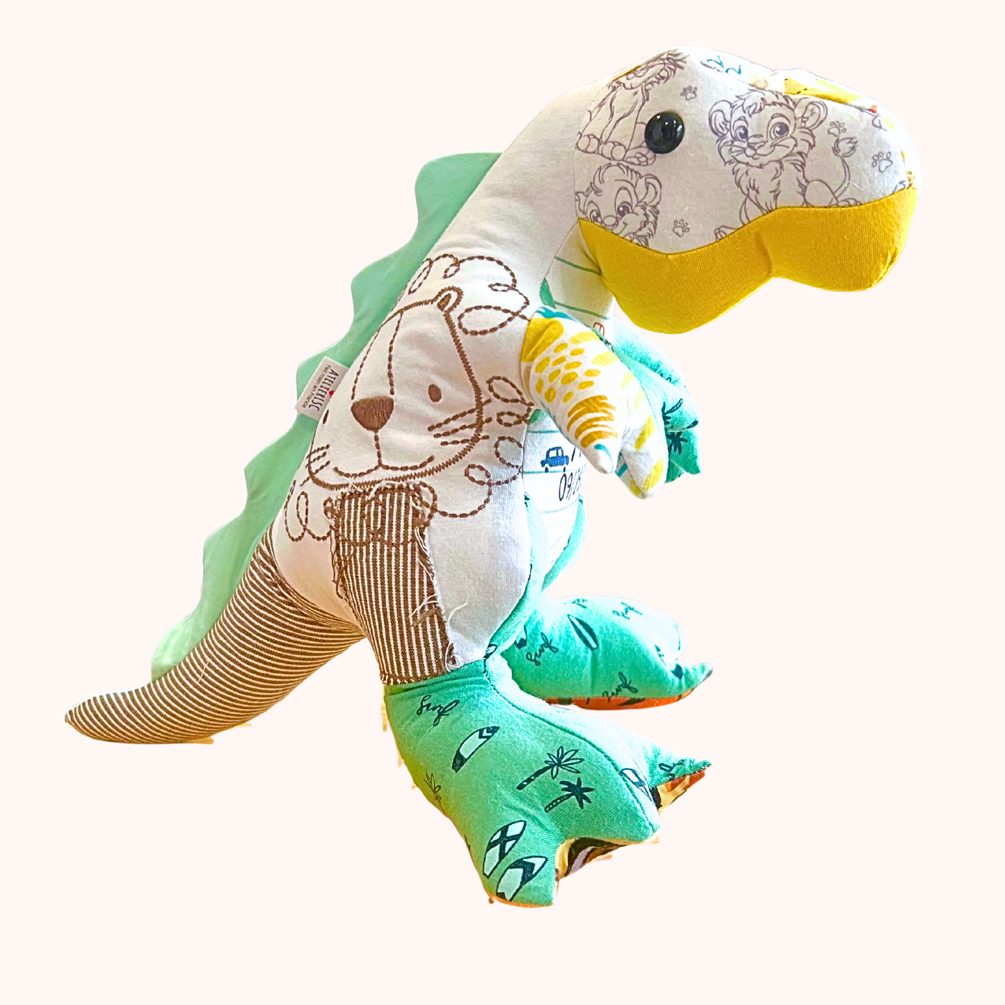 T-rex en peluche souvenir