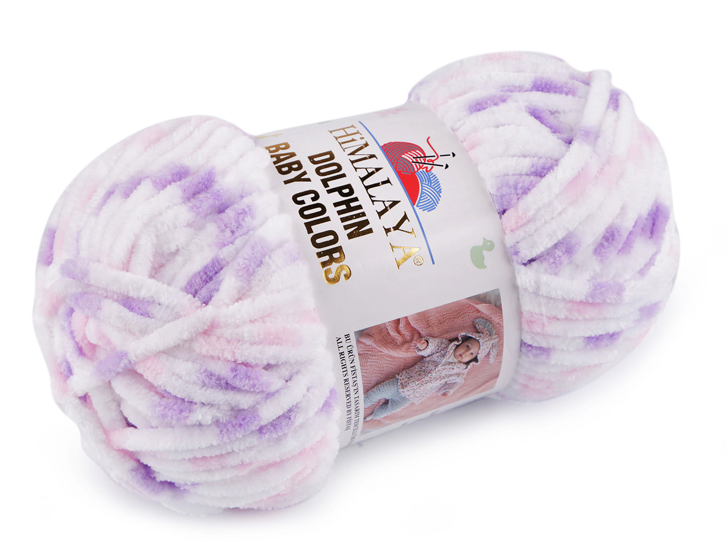 Fil chenille Himalaya Dolphin Baby Colors