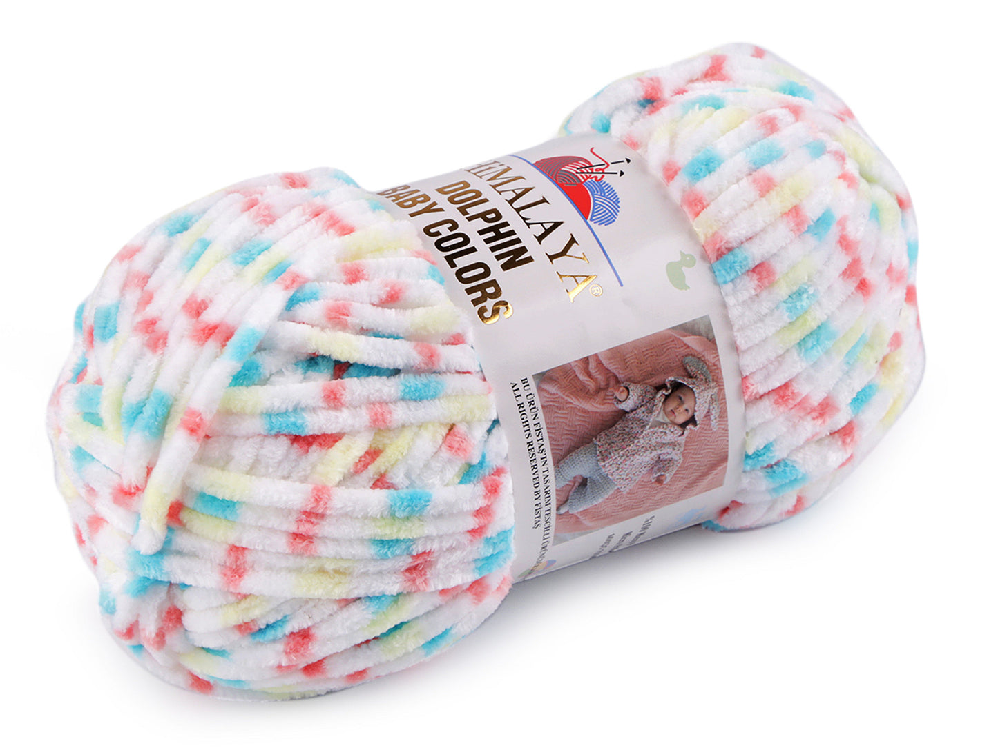Fil chenille Himalaya Dolphin Baby Colors