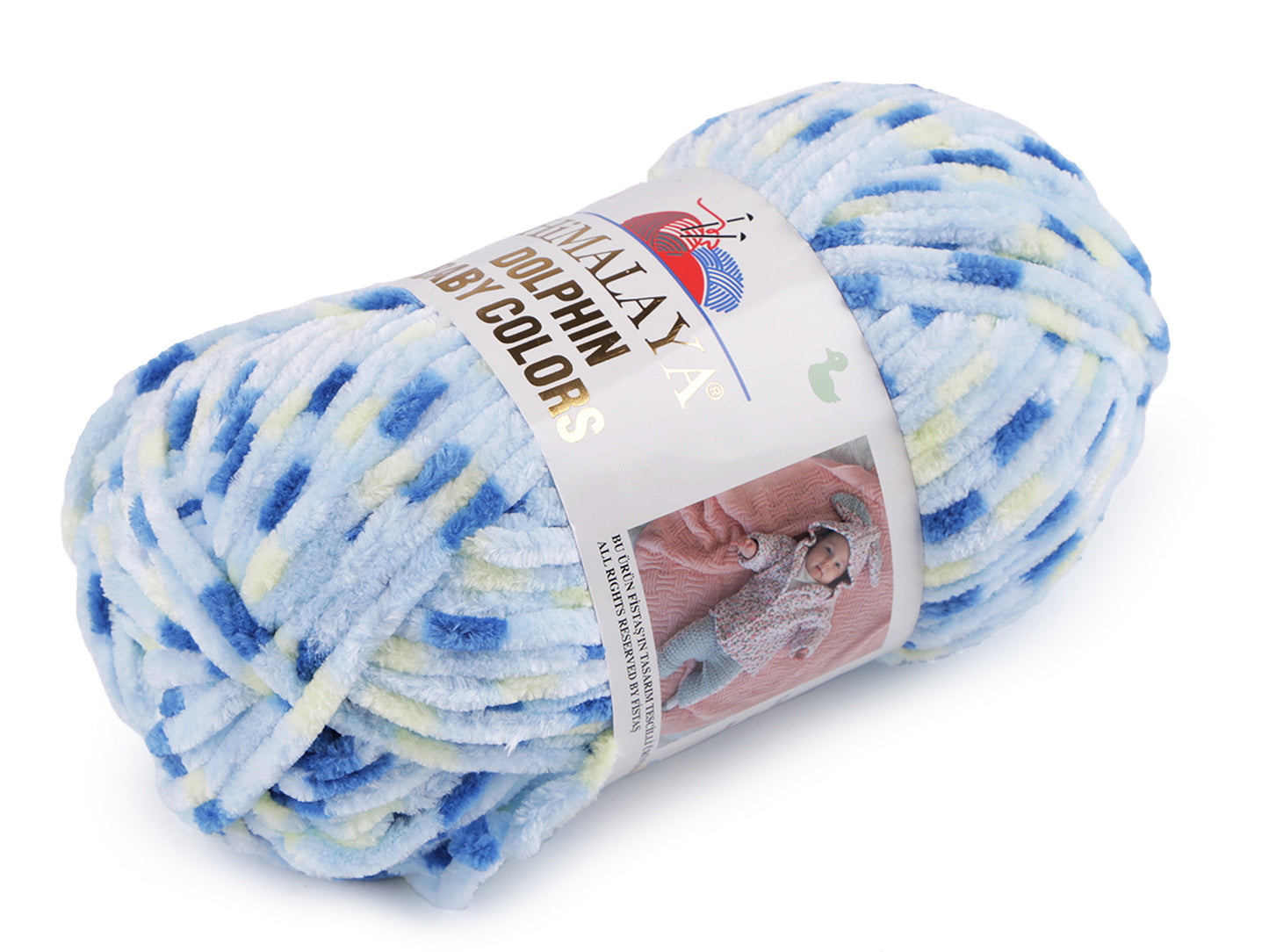 Fil chenille Himalaya Dolphin Baby Colors