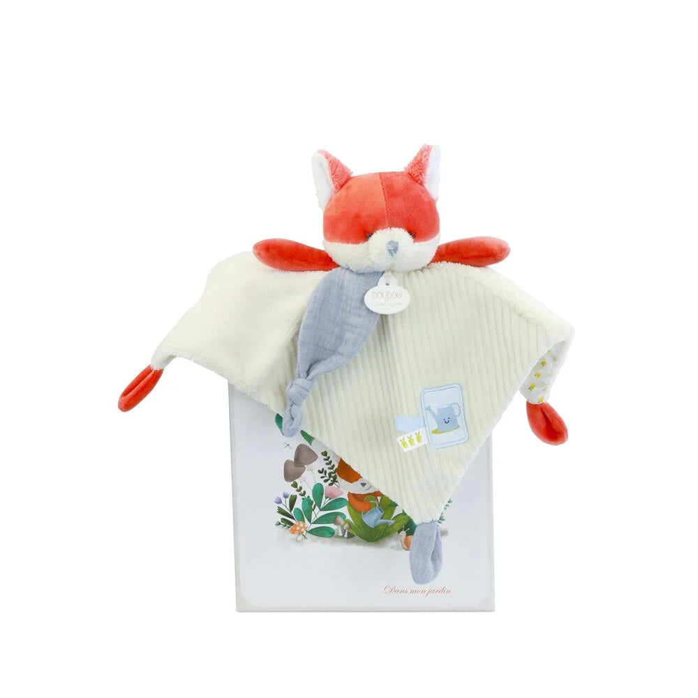 Doudou plat renard Romarin - Doudou et compagnie