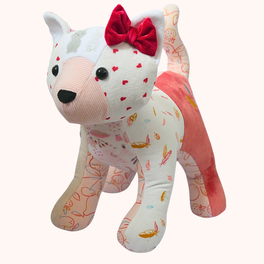 Chat en peluche souvenir