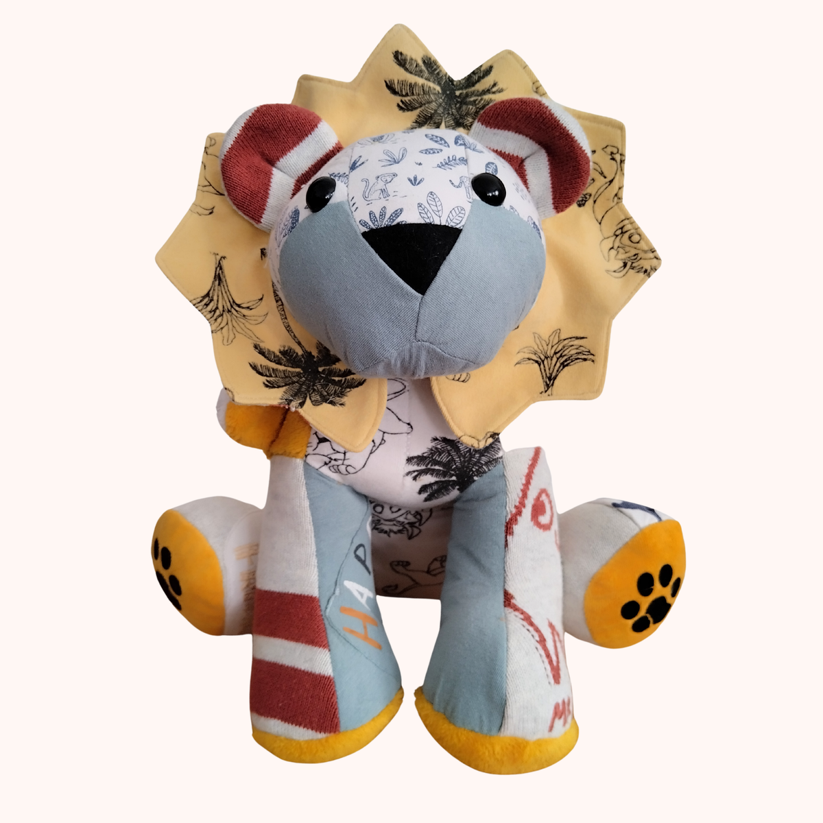 Lion en peluche souvenir