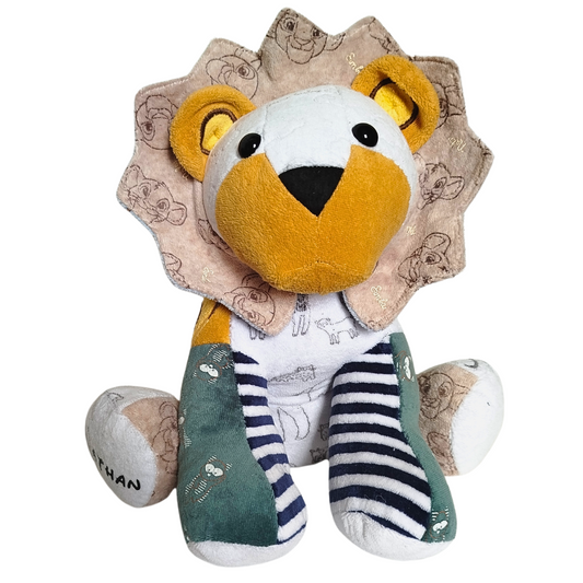 Lion en peluche souvenir