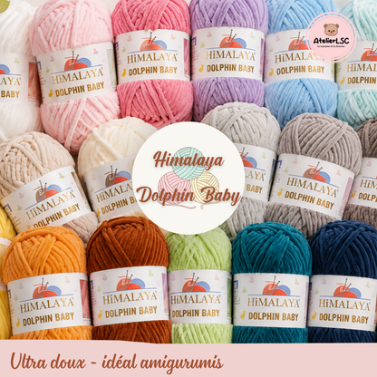 Fil chenille Himalaya Dolphin Baby