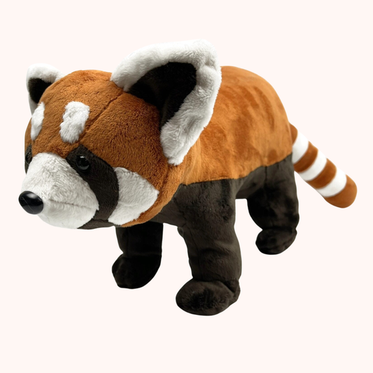 Panda roux en peluche souvenir