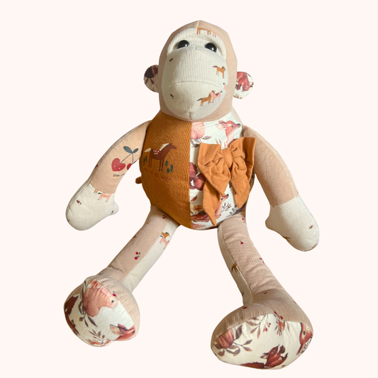 Singe en peluche souvenir