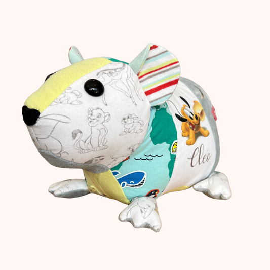 Cochon d'inde en peluche souvenir