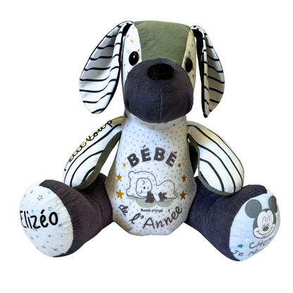 Chien en peluche souvenir
