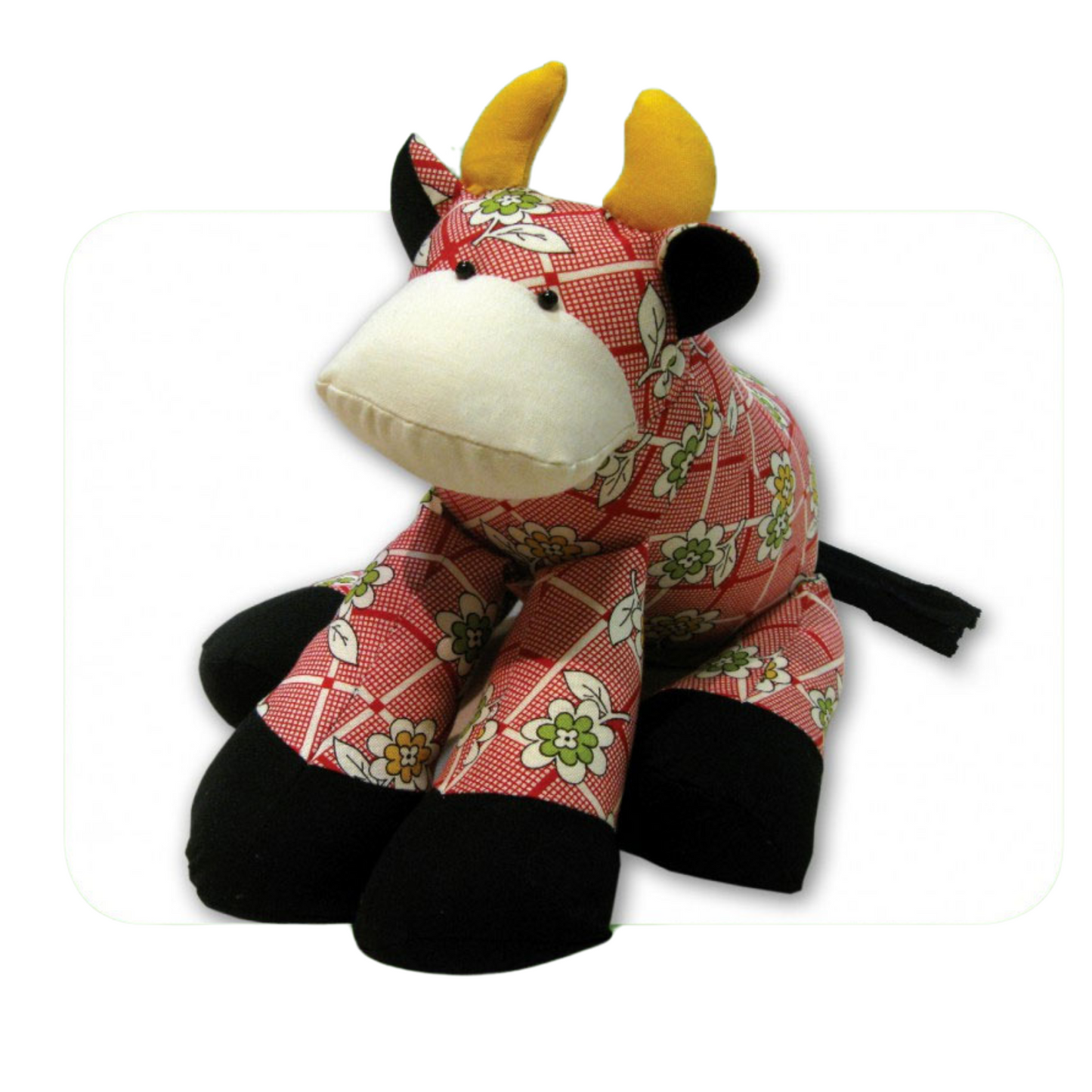 Vache en peluche souvenir