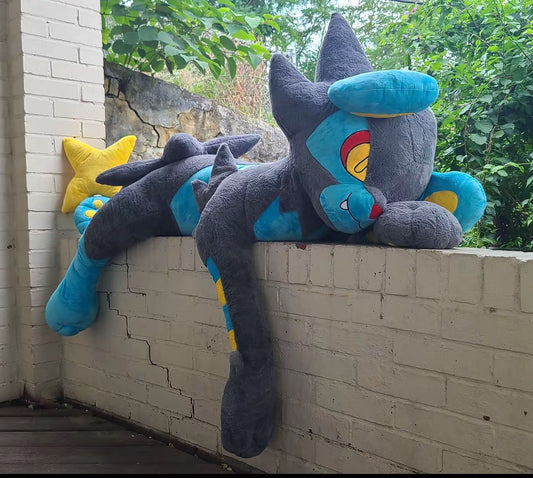 Peluche géante luxray 1m