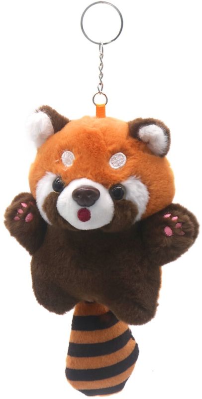 porte-clef panda roux 13-18cm
