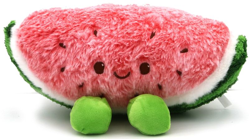 Peluche tranche de pastèque 24cm