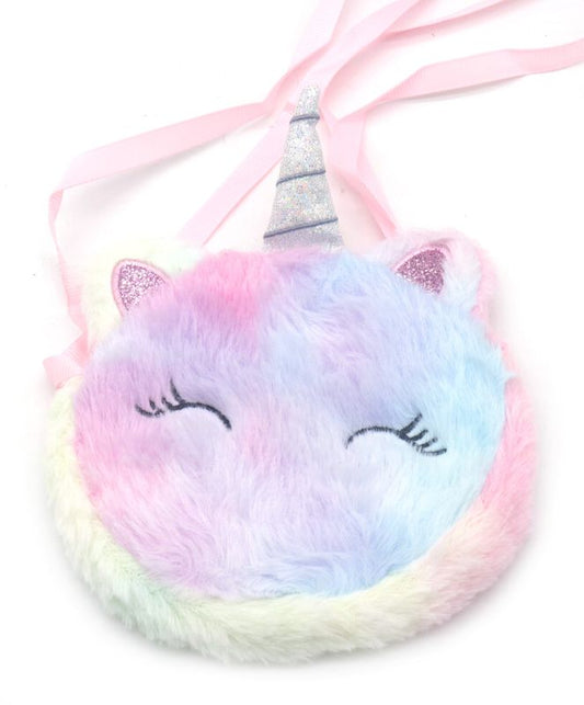 Sac en peluche licorne 12cm