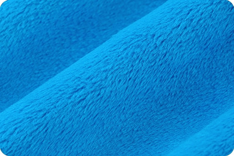 Minky uni Bleu Azur