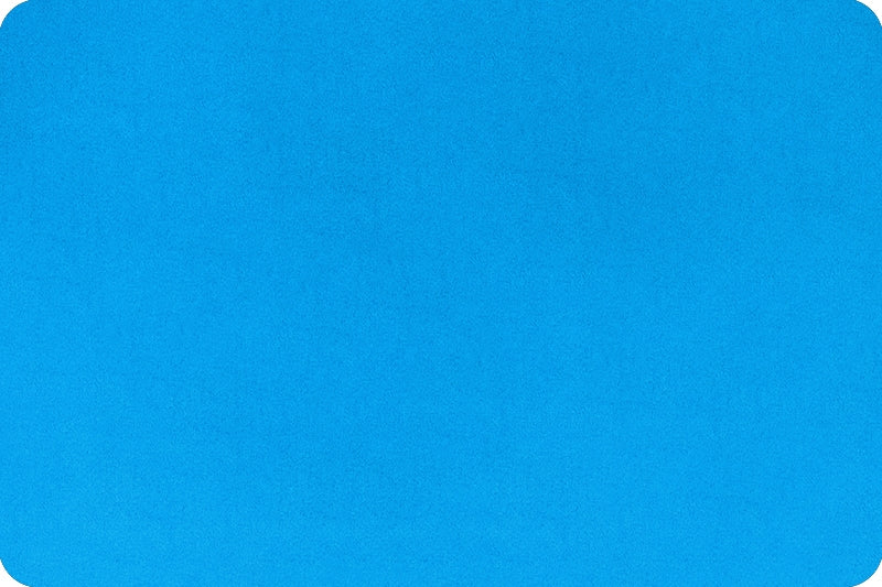 Minky uni Bleu Azur