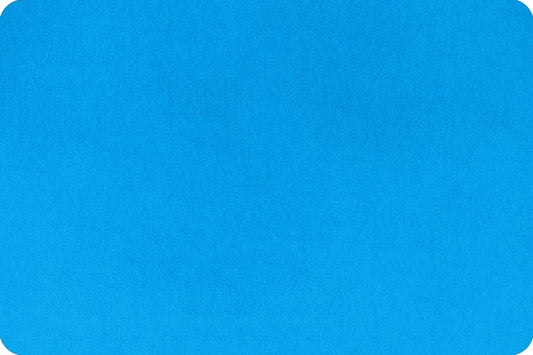 Minky uni Bleu Azur