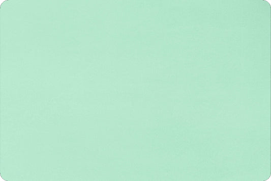 Minky uni Vert Pastel