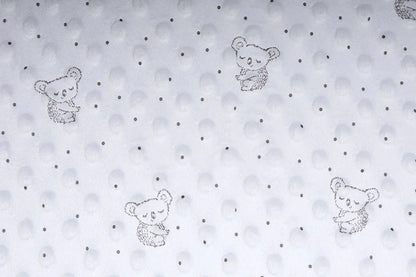 Minky koala Argenté