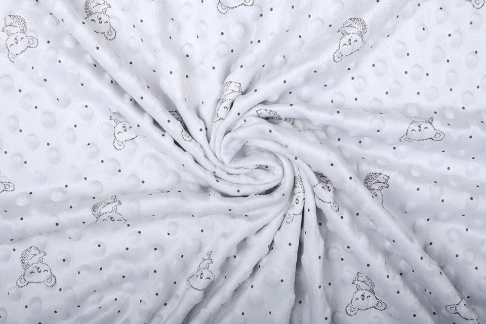 Minky koala Argenté