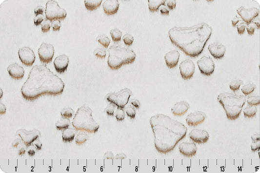 Luxe Cuddle® Pattes de chien coca mocha